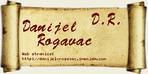 Danijel Rogavac vizit kartica